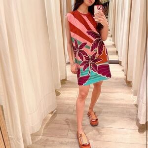 FARM Rio Big T-shirt Dress Honolulu Print